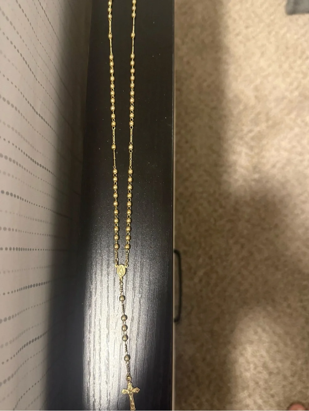 Gold Rosary Necklace - Women Jewelry